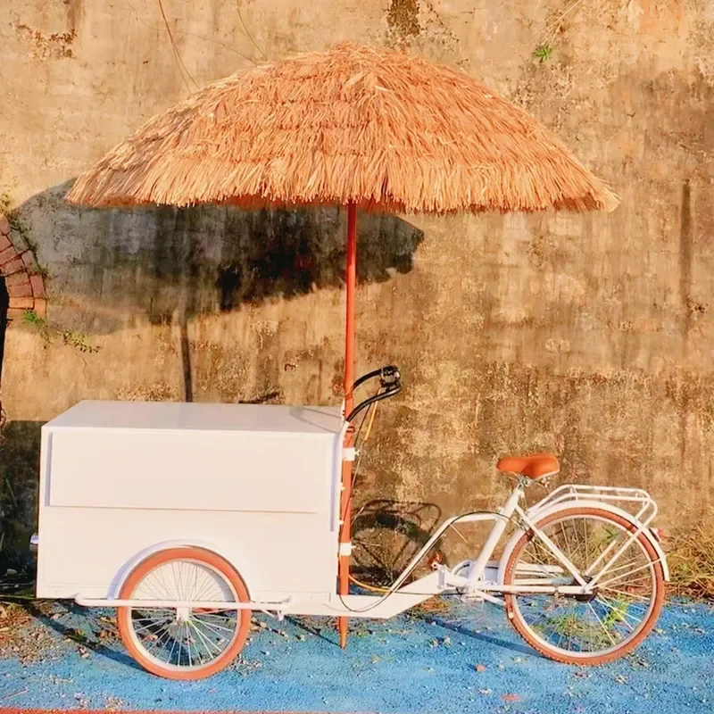 Mobile Food Cart Tricycle Outdoor Catering Wedding Dining Drink Commercial Travel Camping Franchise Chain