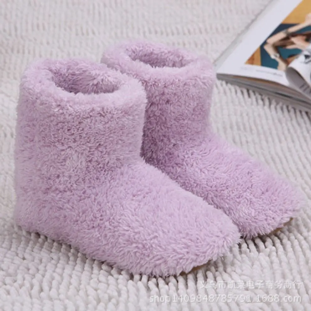 Warmer USB Charging Autumn Winter Rubber USB Electric Heating Shoes  Electric Heated Shoes Electric Slipper Snow Boots