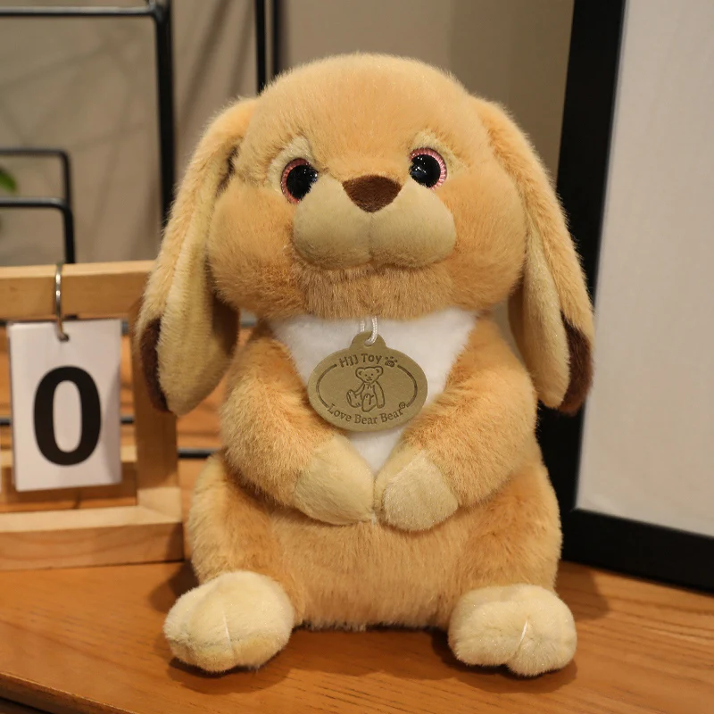 Hurtownia uroczych, miękkich pluszowych króliczków z opadającymi uszami, wygodna poduszka, prezent dla dzieci, dorosłych, chłopców i dziewcząt.