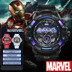 Marvel Multifunctional Chrono Digital Watches Mens Alarm Clock Sport Wristwatch Waterproof Electronic Clock Reloj Hombre