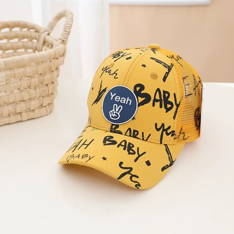 Schattige Peuter Baby Kids Baseball Caps Herfst Hoeden Nieuwe Cartoon Kinderen Pet Mode Verstelbare Jongen Meisje Snapback Hoed