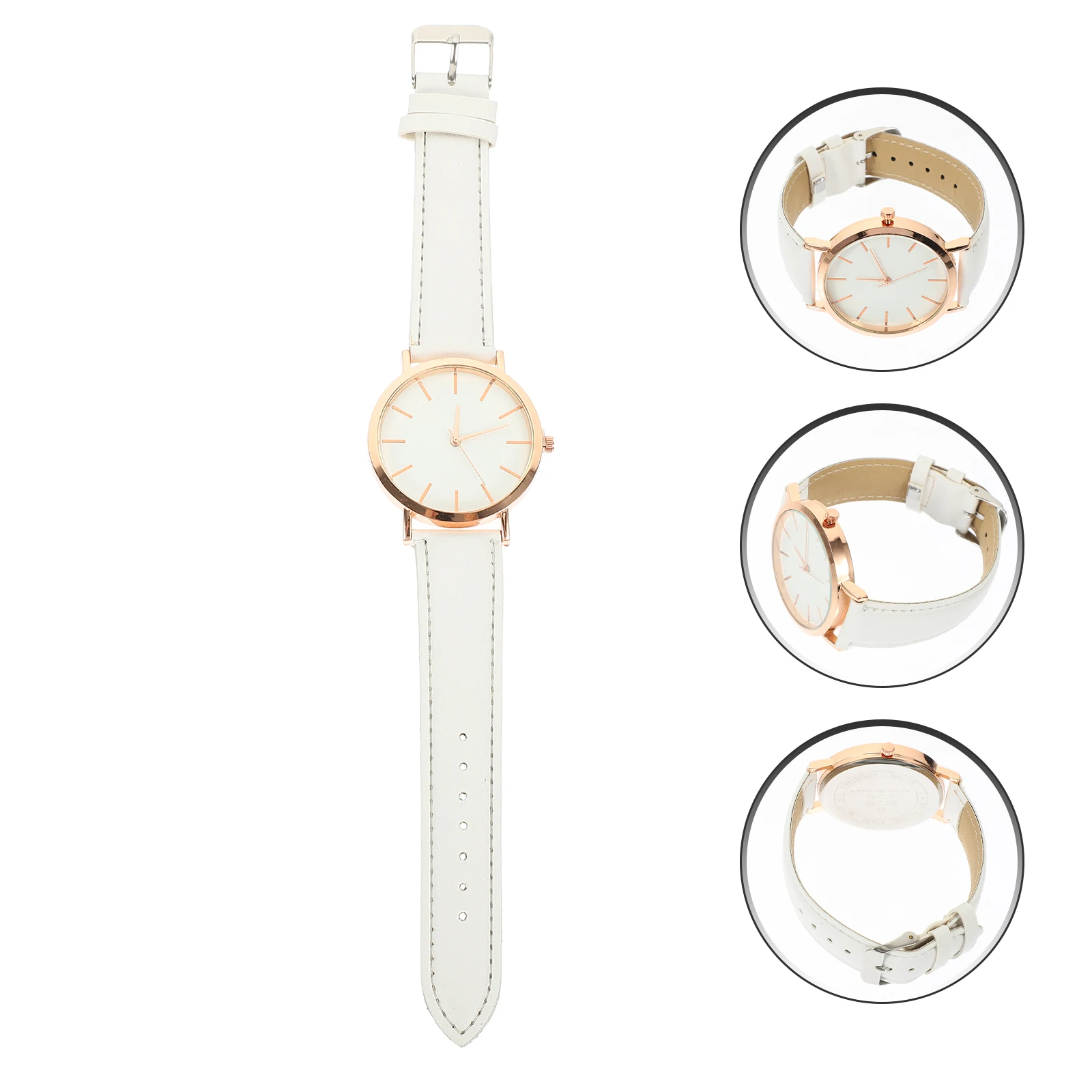 

Stainless Steel Strap Quartz For Elegant Wristwatch Waterproof Simple Design Office Lady Gift Decorative Fashion Accessory