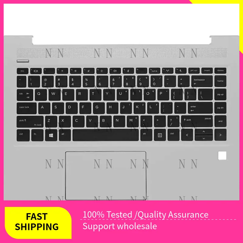 

YUZG Laptop Palmrest US Keyboard Cover for HP 440 445 G6 G7 445R G6 G7