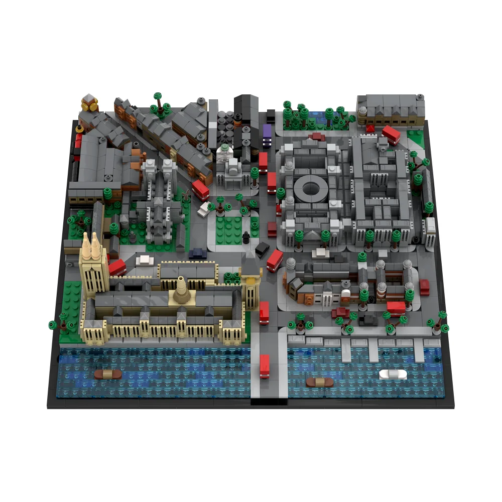 Gobricks MOC London (Wizarding World) Parliament Square Bricks Model  London Palace Westminster Building Blocks Toys Gift