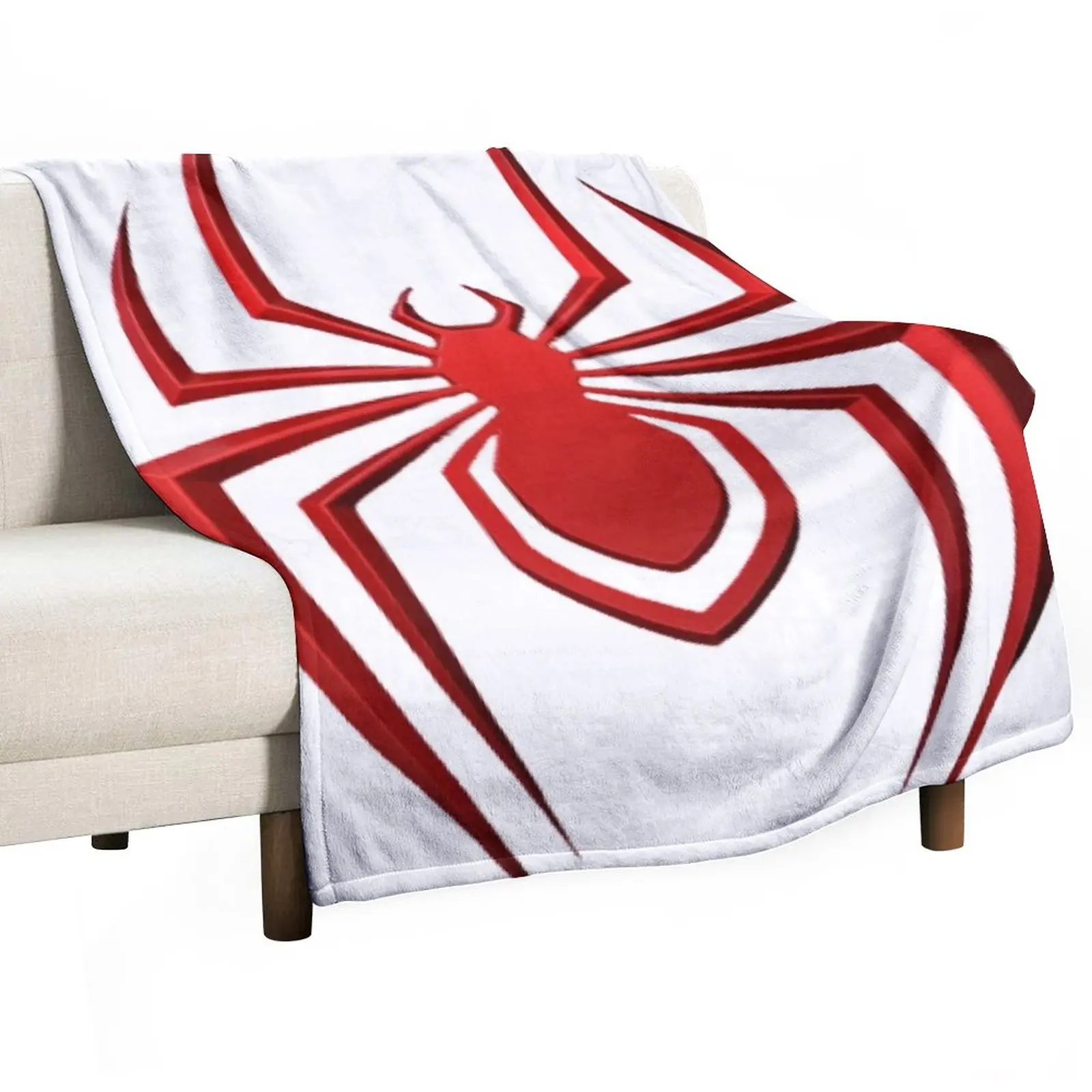 

New Spider print Throw Blanket Vintage Fluffy Shaggy Soft Big anime Blankets