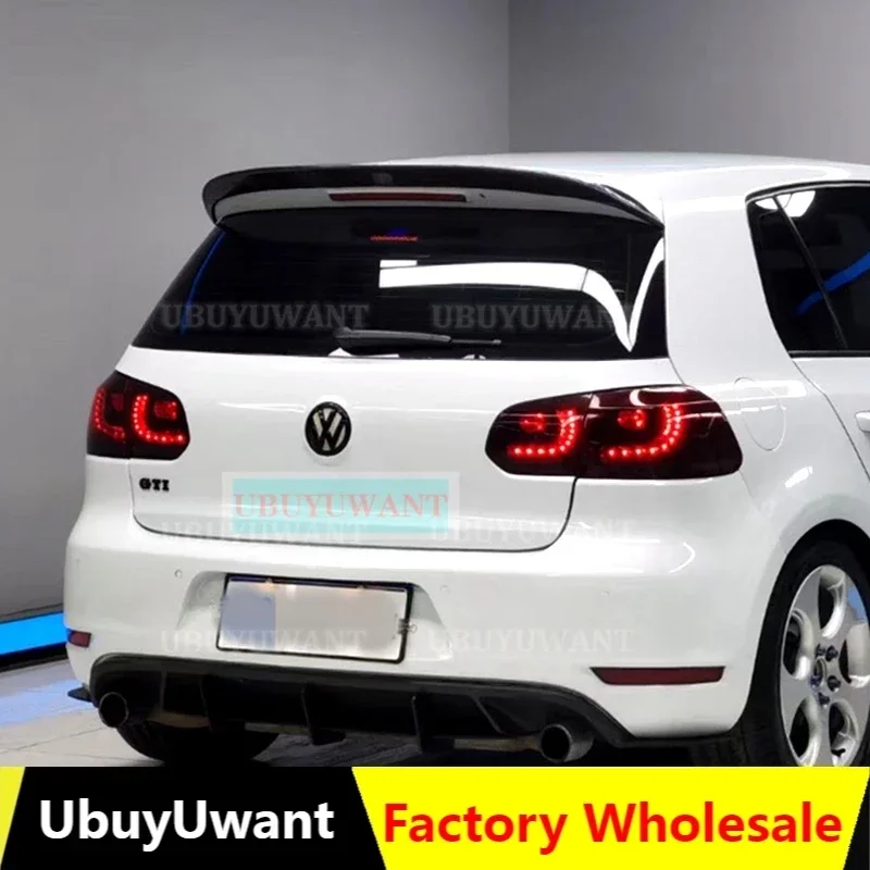 

Задний спойлер на крышу, спойлер с крыльями для Volkswagen VW Golf 6 MK6 VI GTI R20 2010 2011 2012 2013 OS, автомобильный спойлер