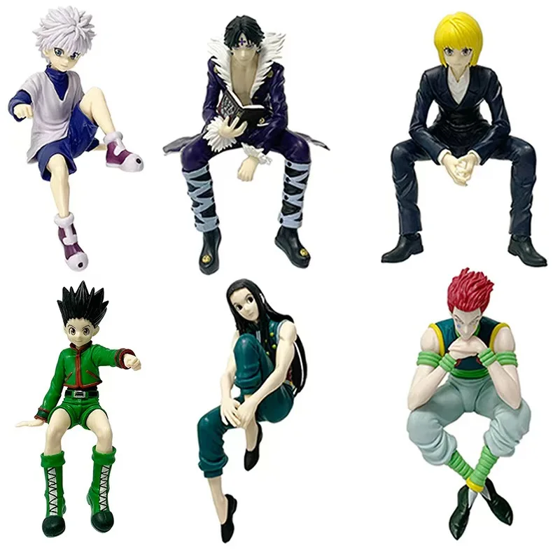 

HUNTER×HUNTER Collect Anime Figures GON & Killua & Kurapika & Chrollo Figures Doll Model Action Figure Toy for Kids Christmas