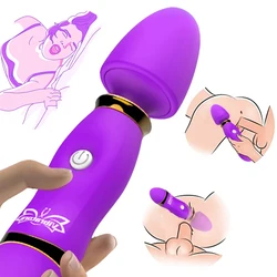 Powerful Clitoris Dildo Vibrator Erotic Sex Toys For Women 12Hz AV Vibration Magic Wand G-spot Massager Female Masturbator