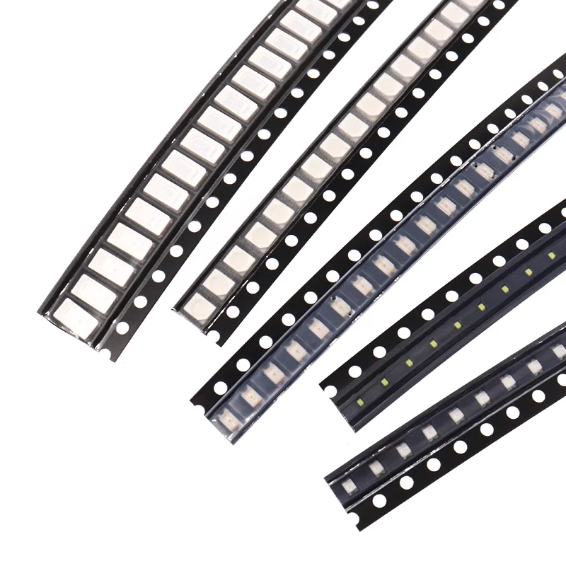 3020 SMD LED 고휘도 발광 다이오드 램프 구슬, 노란색, 파란색, 녹색, 흰색, 주황색, 보라색, 핑크, 빨간색, 100 개