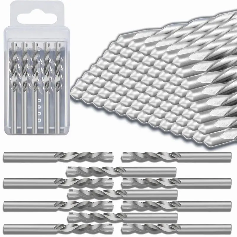 

Mar.For Use With Spiral Saws And Power Tools 50 PCS 1/8 Inch Hss Drywall Router Bits, Guide Point Cutting Bits