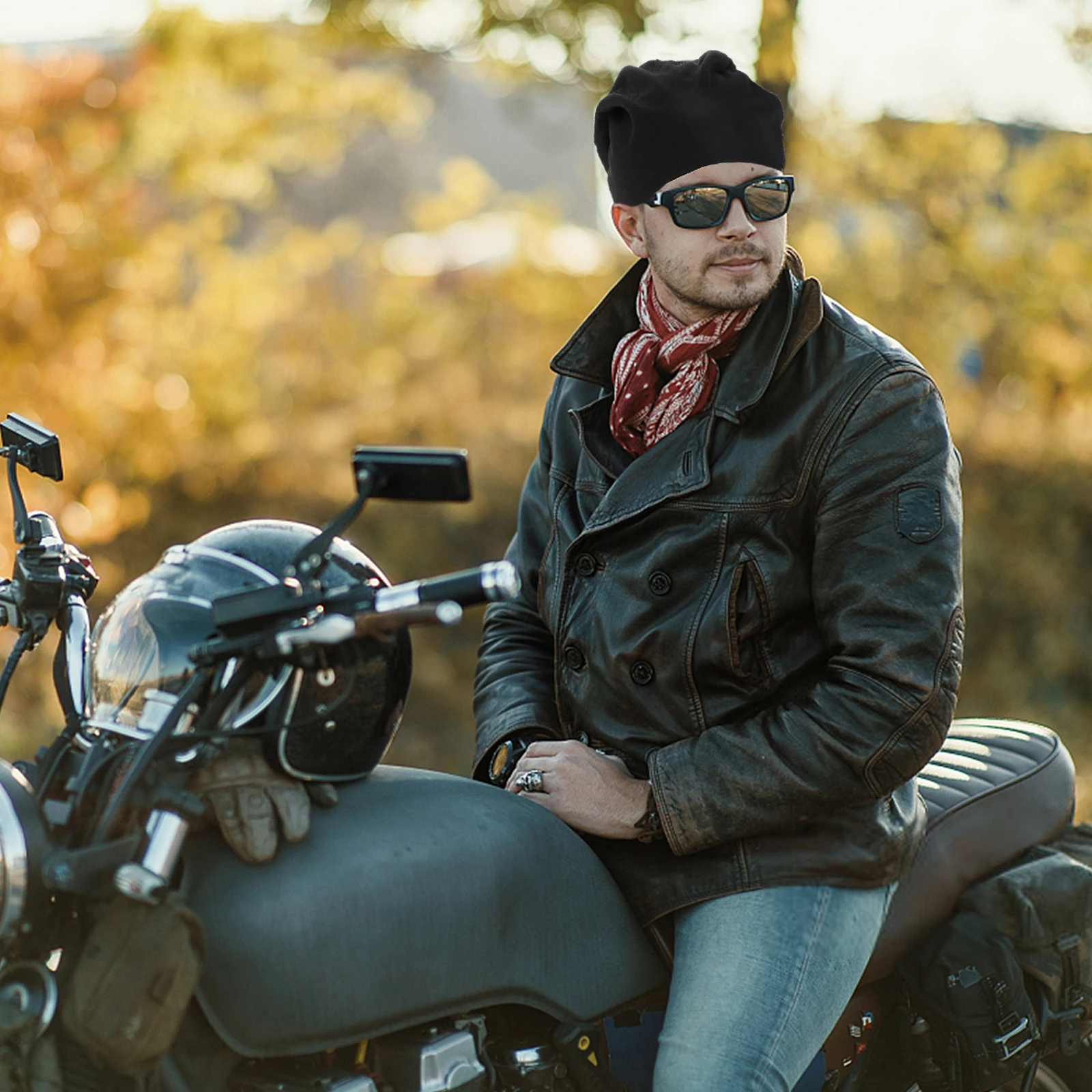 

2Pcs Beanie Knit Unisex Skull Caps Men Women Warm Hat Winter Beanie Hat Keep Warm for Men Women Suitable Autumn Winter