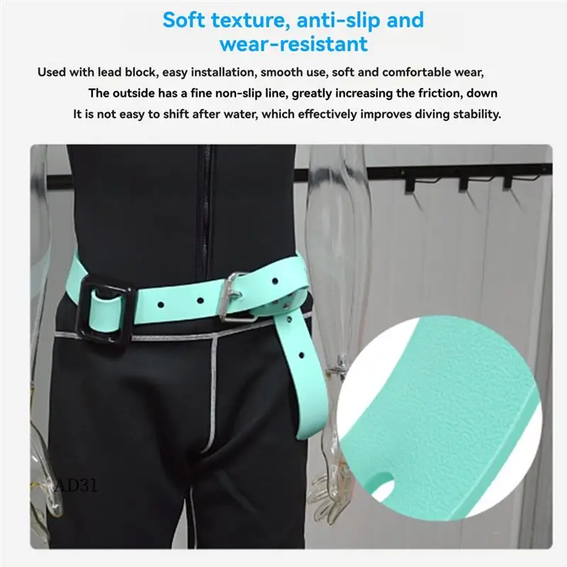 

New-1.3M Adjustable Scuba Diving Weight Belt With 316 Stainless Steel Buckle Load-Bearing Diving Gear Accessories