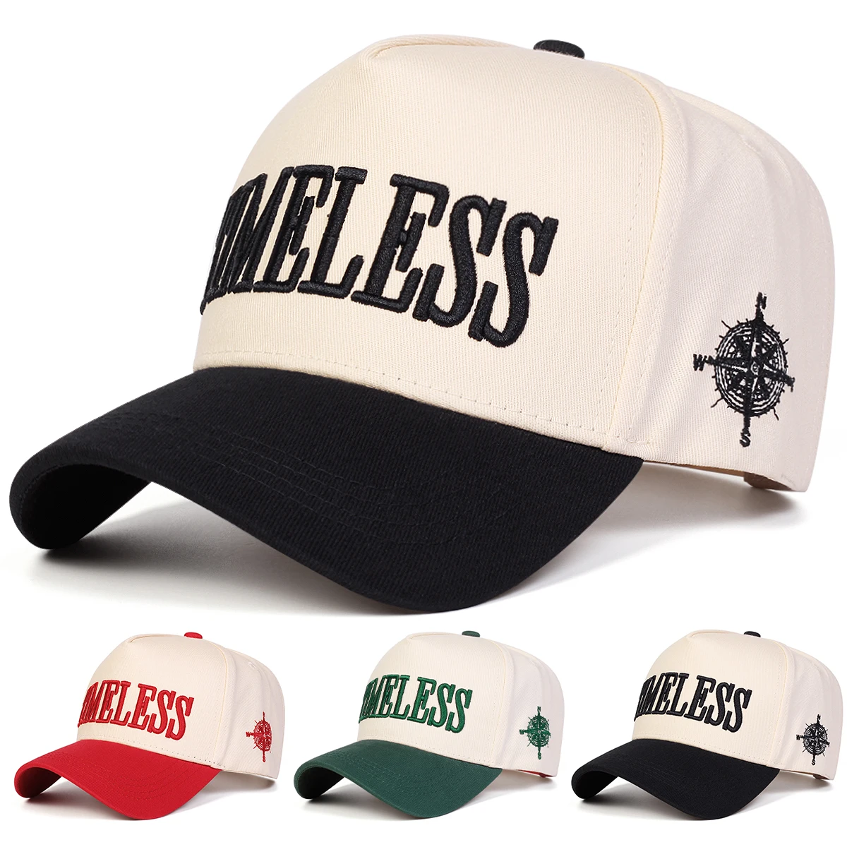 Unisex TIMELESS Embroidery Baseball Caps Spring Autumn Outdoor Adjustable Casual Hats Sunscreen Hat Sports Cap