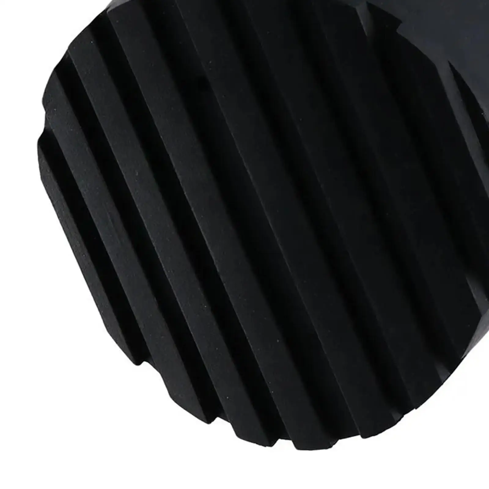 

Pack of 2 Extension Ladder Feet Cushion Boots Round Accessory Black Soundproof for Garages, Gardens and Indoors