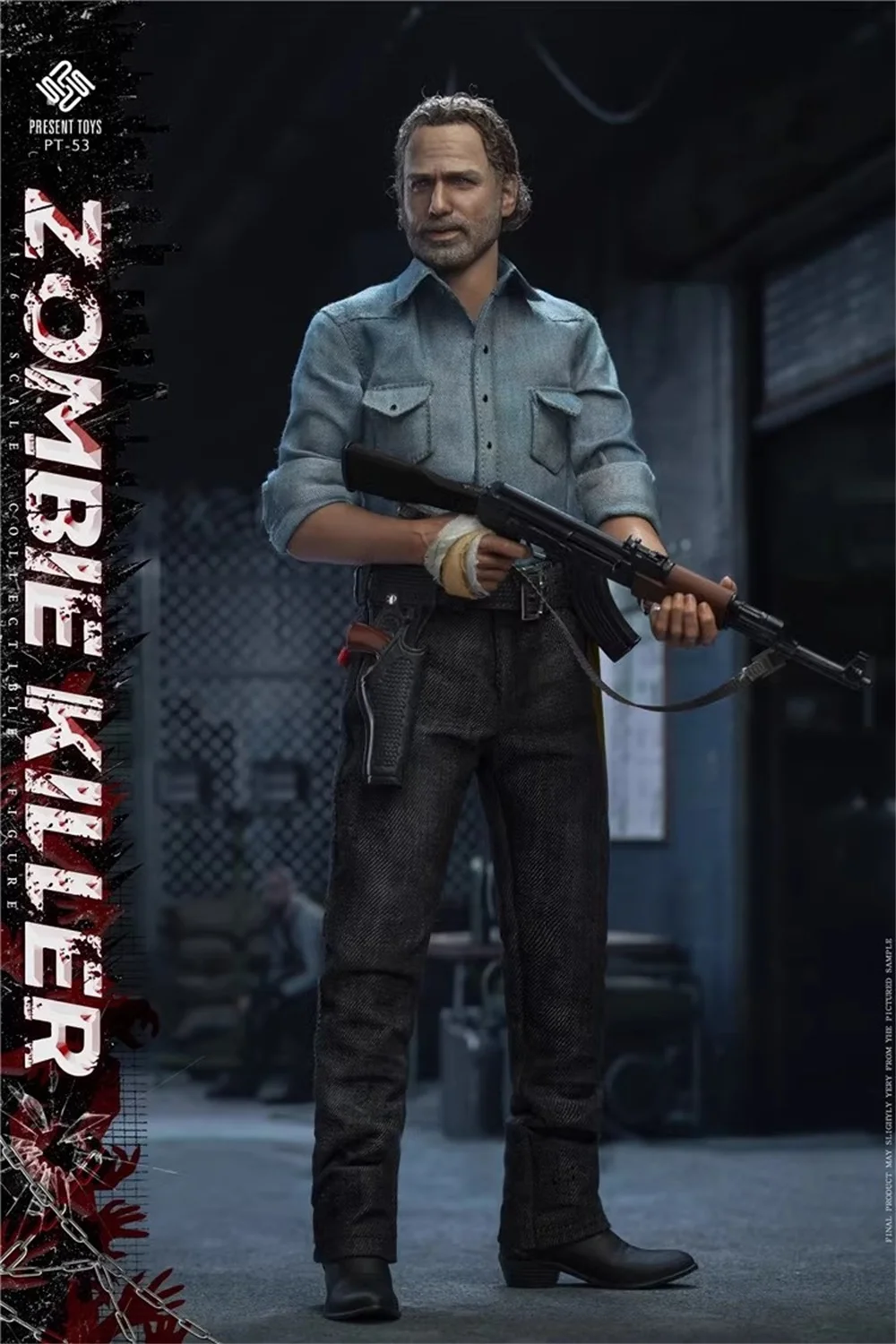 1/6 PRESENT PT-sp53 Man Guy Zombie Killer Walking Dead conjunto completo figura de acción móvil juguetes de regalo modelo para seguidores coleccionar
