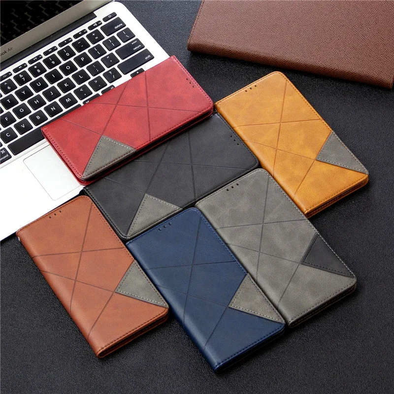 Luxury Leather Flip Wallet Case For Xiaomi Redmi 14C 13C 12C 10C A3 Note 14 13 12 11 10 Pro 12S 11S Shockrpoof Soft Stand Cover
