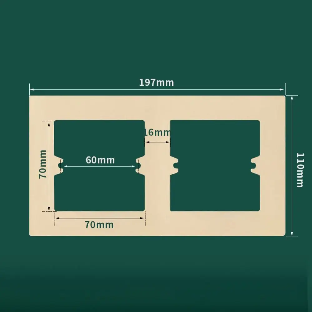 Wall Switch Decorative Plastic Switch Socket Panel Universal Switch Socket Frame Wall Panels Wall