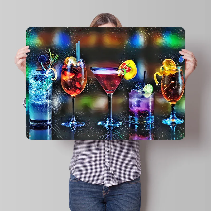 Affiche en métal « Wine The Conqueror », cadeau parfait pour les fans, décoration murale personnalisée, plaque en métal pour décorations de chambre à coucher