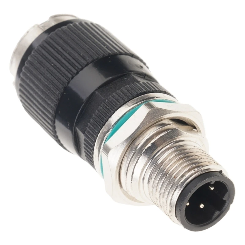  12mm to RJ45 Ethernet Adapter Waterproof Design Supports Cat6 Cat5e Cable