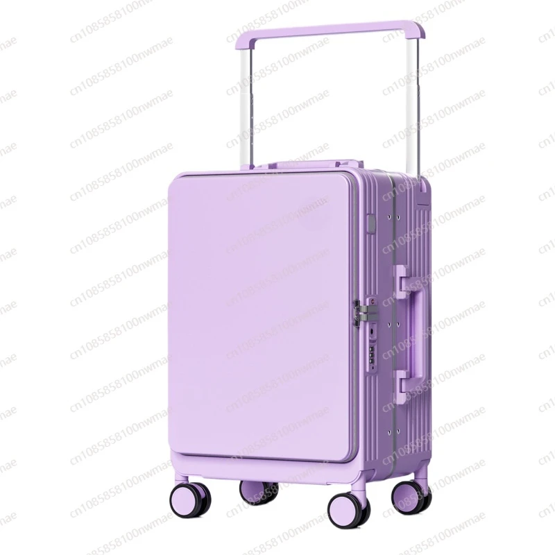 Side open lid suitcase 28 inch wide trolley trolley case for women's new suitcase for men