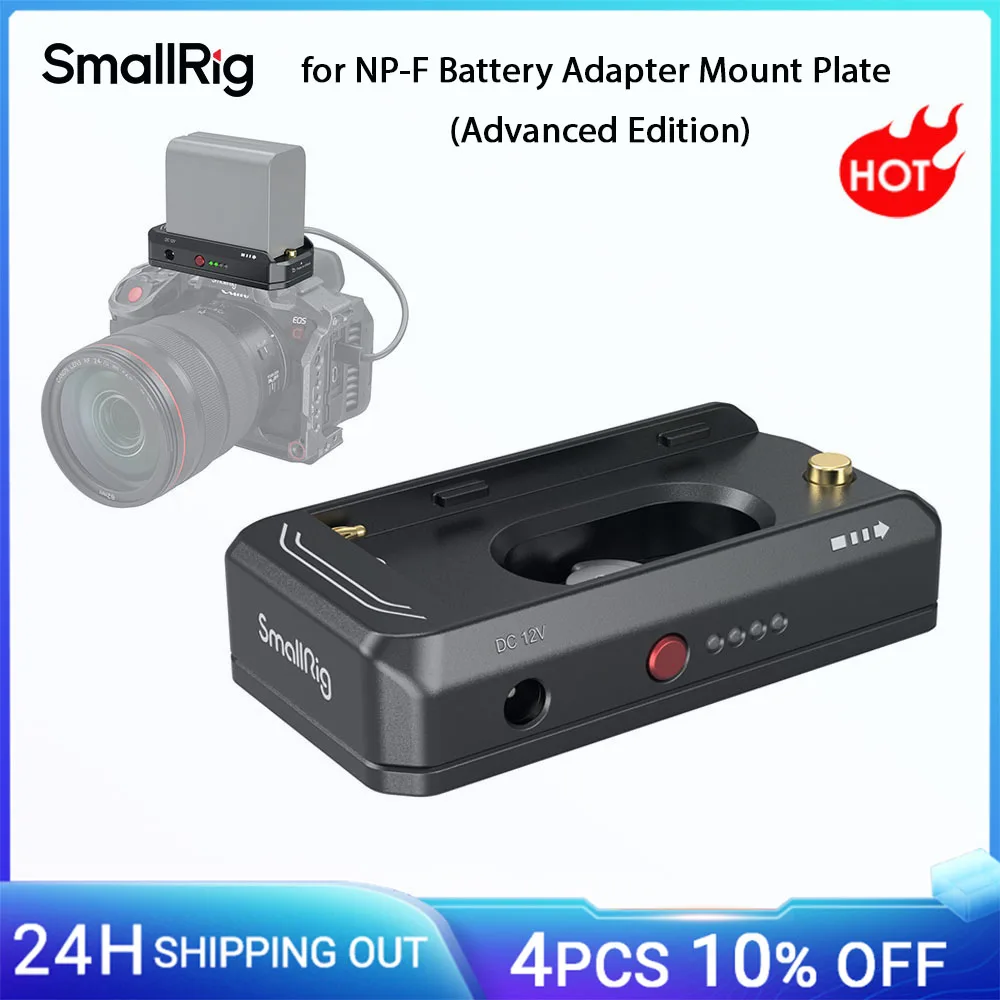 

SmallRig for NP-F Battery Adapter Mount Plate for Canon EOS R5 R5 C for BMPCC 4K 6K 6K Pro for NP-F970 for NP-F550 for NP-F770