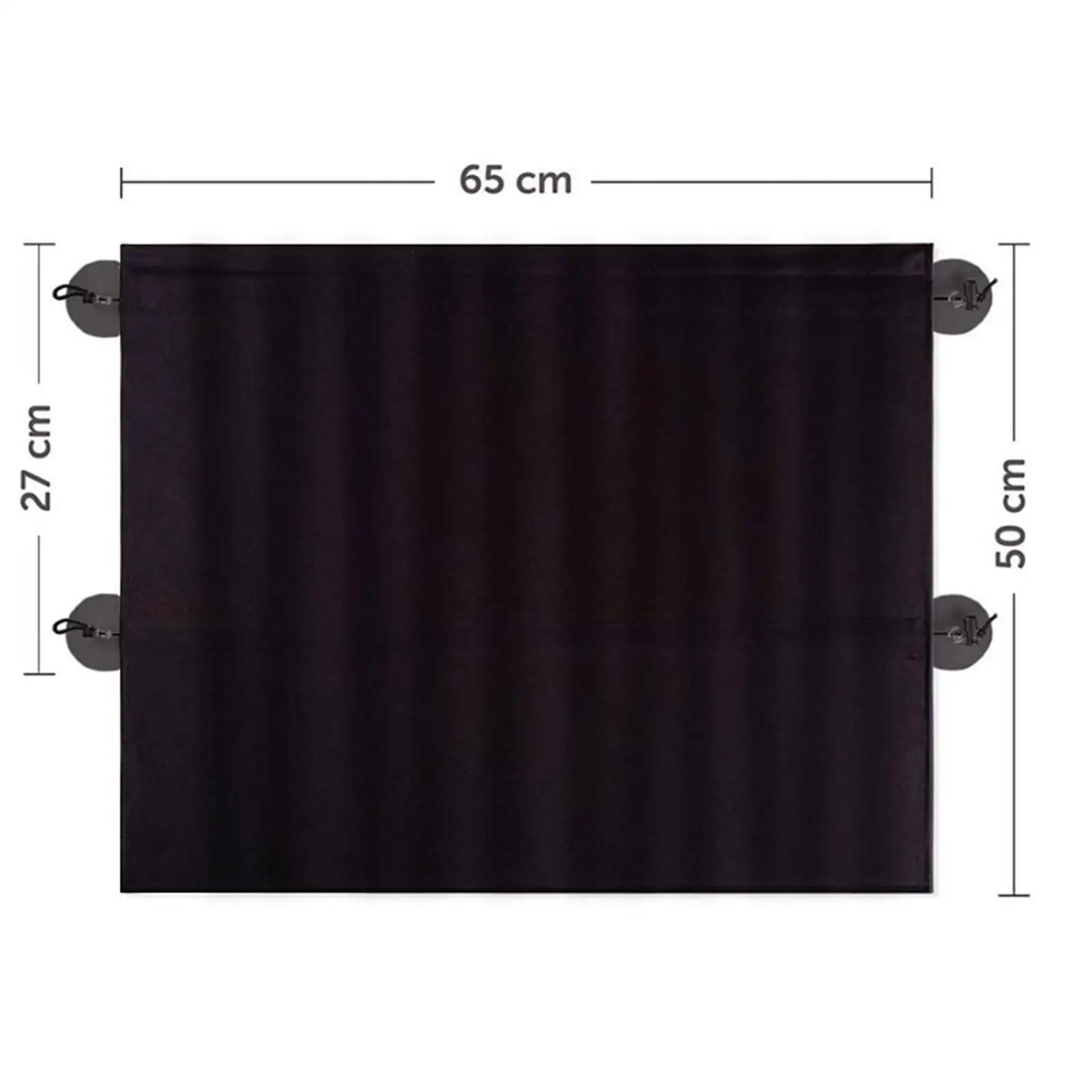

Car Window Curtain Sun Shade Non Woven Universal Sun Protection Blocker Car Interior Accessory Easy Install
