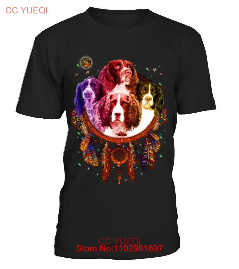 ENGLISH SPRINGER SPANIEL DREAMCATCHER T-SHIRT SIZE S-5XL