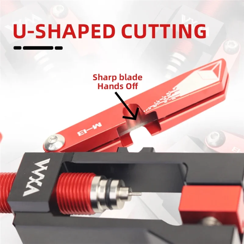 XSXS-Cable Pliers VXM Bicycle Hydraulic Disc Brake Oil Needle Tool Driver Hose Cutter Olive Connector Insert