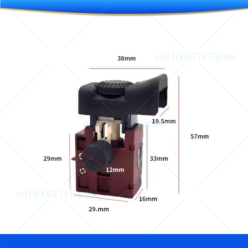 

2 шт., регулировка скорости электрической дрели, выключатель питания ударной дрели, переключатель регулировки скорости с фиксированной передачей, аксессуары для электроинструментов