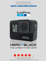 GoPro Hero 7 Paquete especial negro Cámara de acción Go Pro Hero7 Cámara deportiva 12MP Foto transmisión en vivo Cam 4K 60fps 1080P 240fps