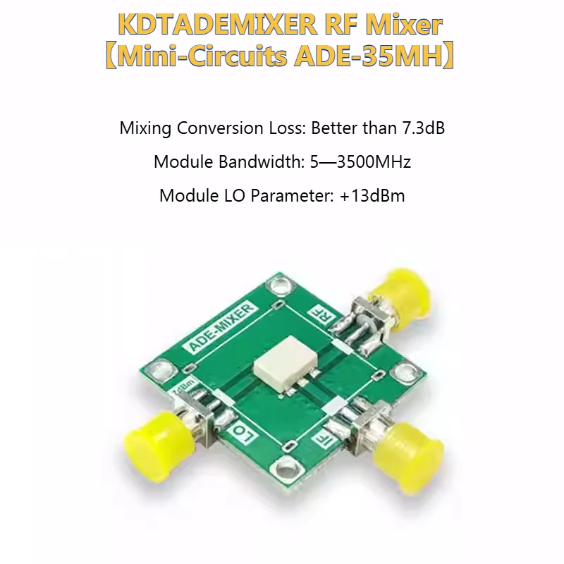KDTADEMIXER-001 ADE-35MH + Passive Mixer 5-3500MHz Bandwidth, Low Loss, RF Mixer Dual Balanced Mixing