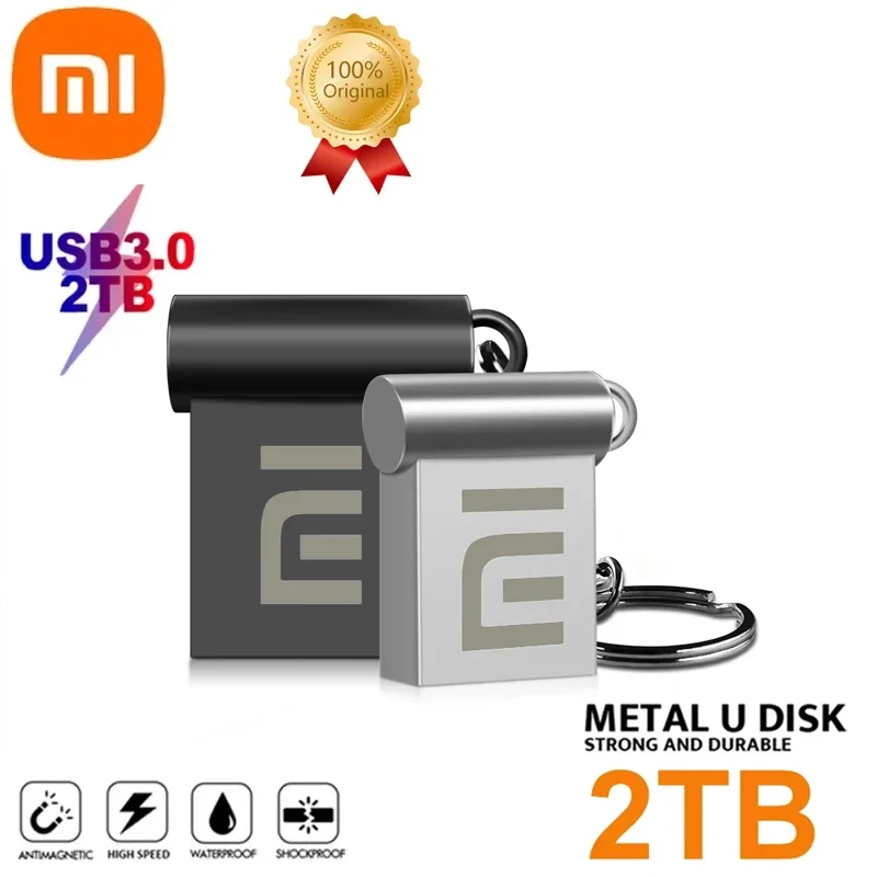 XIAOMI 2TB Original USB 3.1 Flash Drive High-Speed Pen Drive 1TB Waterproof Type-C USB Memory For Storage Devices Smart Home