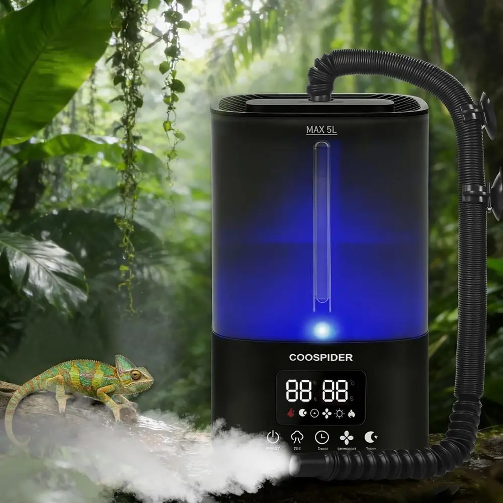 

Automatic Reptile Tank Heater with Timer and Temperature Control for Reptiles and Amphibians Vivarium