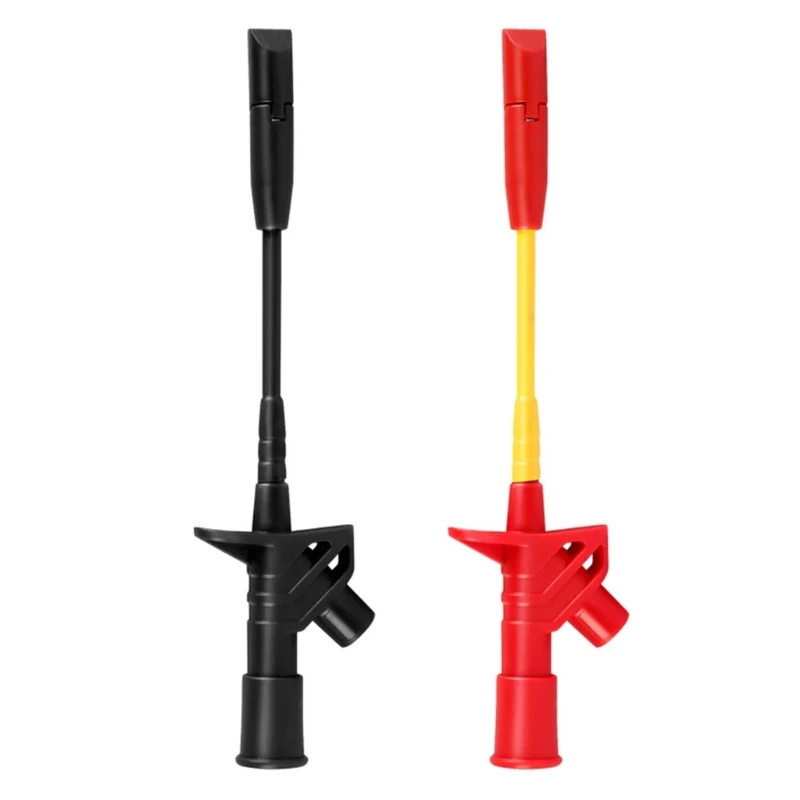 4mm Socket Connection Wire Insulation Piercing Probe Test Clip for Car Circuit Dropship