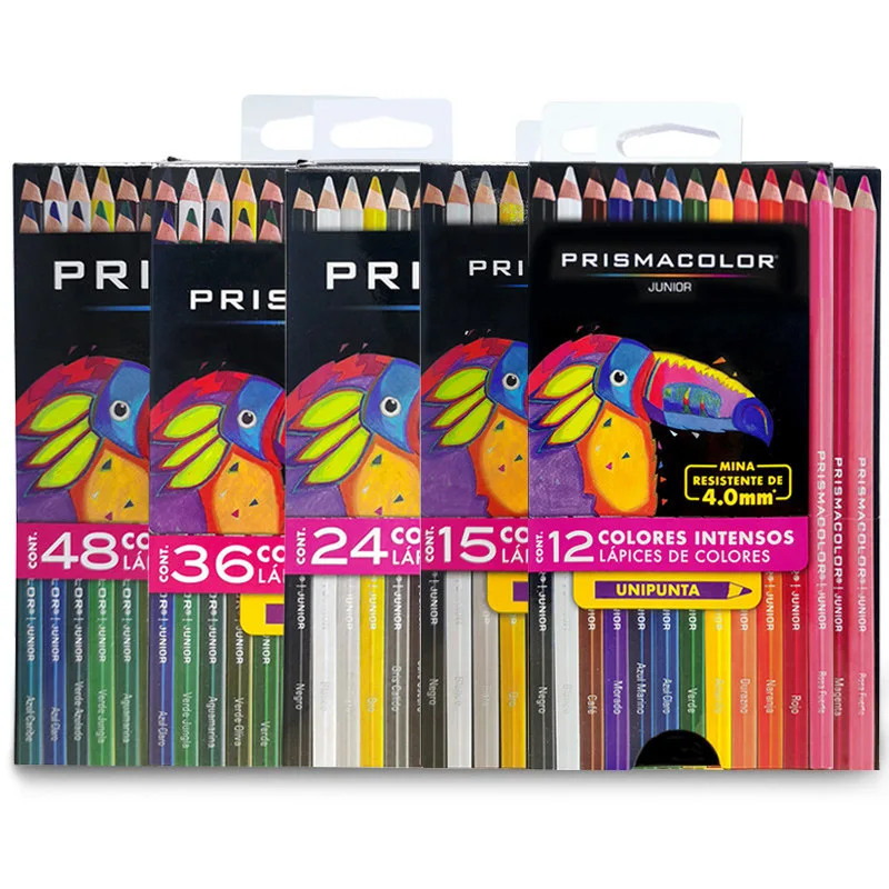 

PRISMACOLOR 12/15/24/36/48 Colors Oily Colored Pencil Set Wooden Drawing Sketch Pencils For School Student Beginner Art Supplies