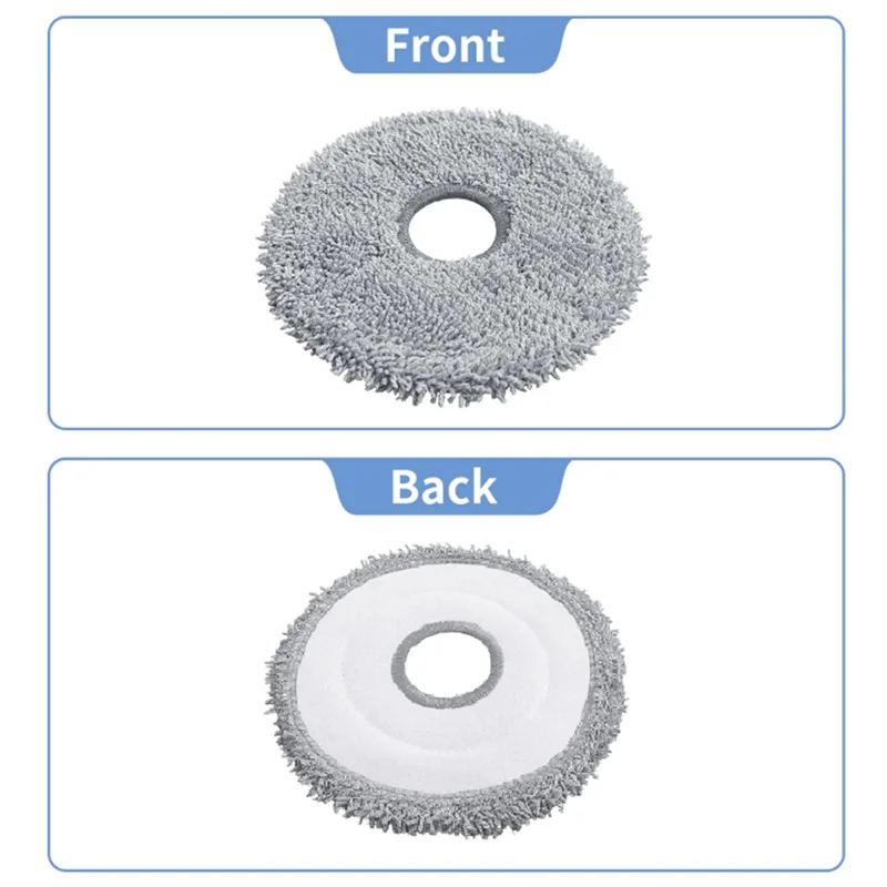 Xiaomi 로봇 진공 3S B108CN /2Pro B113CN 로봇 진공 청소기 메인 사이드 브러시 필터 걸레 교체 부품 키트 용 AB43-19PCS