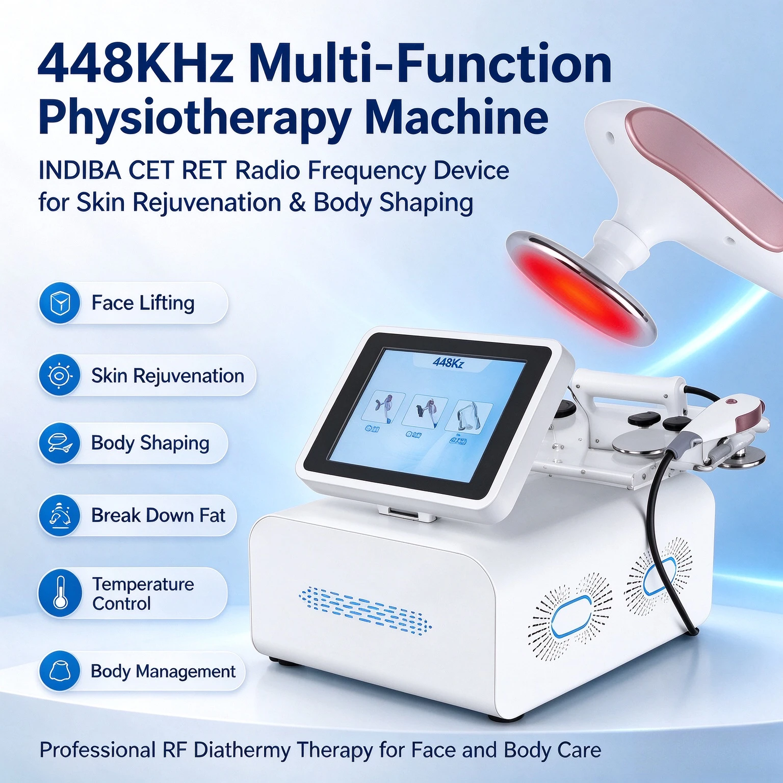 Máquina de Fisioterapia Tecar  - Radio Frequency Face Lift Machine reseña y precio