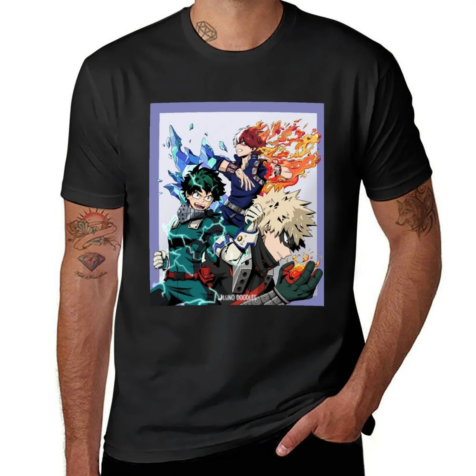 

The Trio T-Shirt new edition man t shirt plus size tops summer clothes compression shirt men