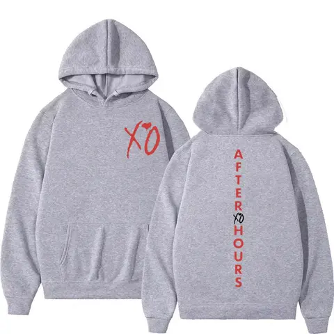 The Weeknd XO Musikalbum Tryck Hoodie Herr Dam Streetwear Mode Överdimensionerad Pullover Hiphop Vintage Ny Hoodie 8 best sales The Weeknd-hoodie - №8