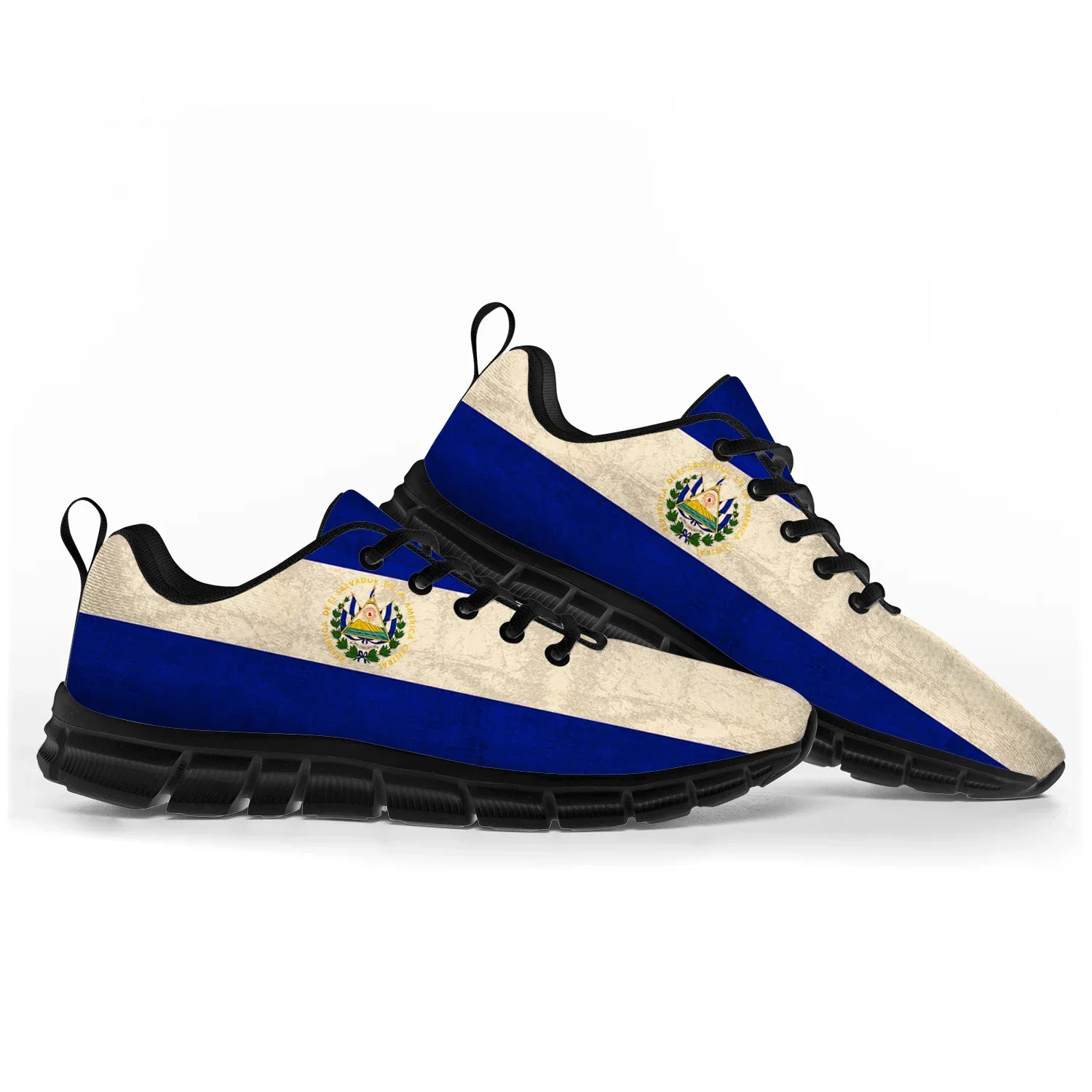 El Salvador Flag Sports Shoes Mens Womens Teenager Kids Children Sneakers El Salvador Casual Custom High Quality Couple Shoes