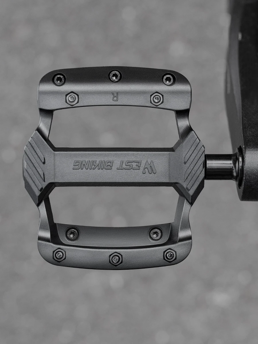 AliExpress West Biking WEST BIKING Bike Pedals Lightweight 3 Bearing Nylon Bicycle Pedal Widen Anti-slip Sealed Bearing Cycling Flat Pedal Bike Parts