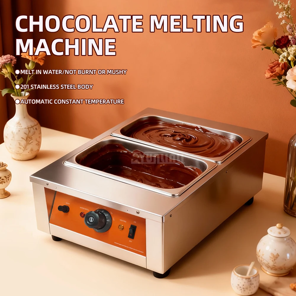 CS-6S Chocolate Melting Furnace Water-Resistant Heating Anti-Dry Burning Melting Pot for Kitchen And Home Use