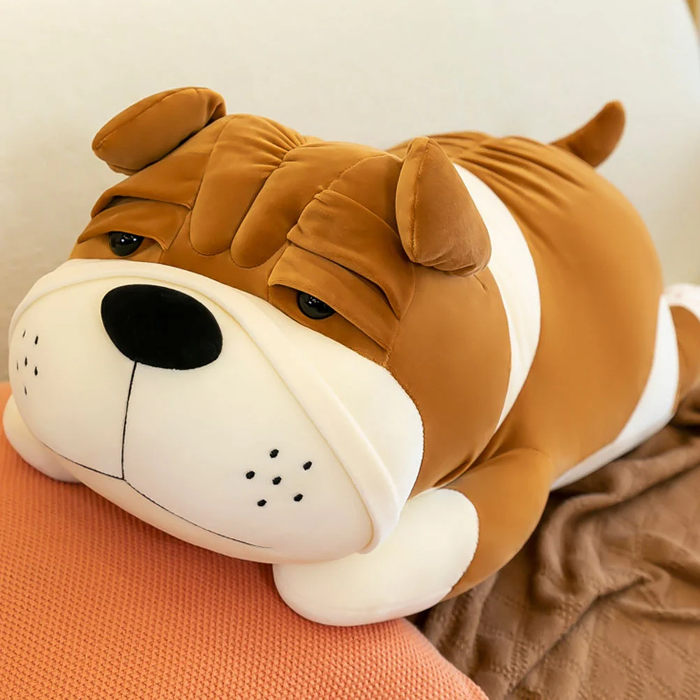 Shar Pei-juguete para dormir, almohada de dibujos animados, cojín trasero para niños, juguetes cómodos