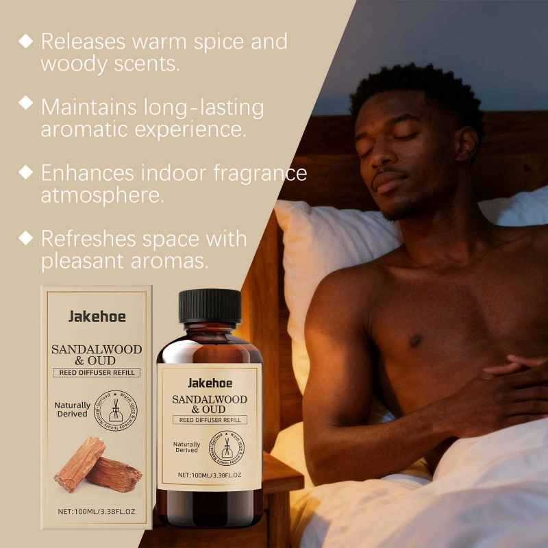 

Jakehoe Aromatherapy Essential Oil Warm Spice Woody Scent Atmosphere Refill