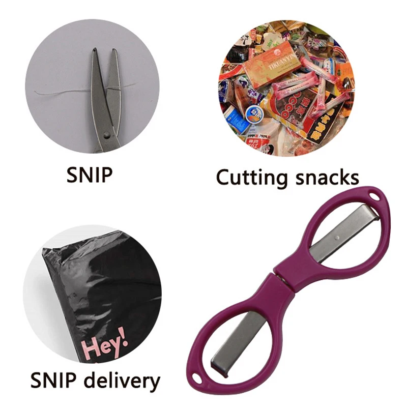 Small Scissors Portable Folding Storage Scissors Durable Sharp Blade Sewing Folding Scissors