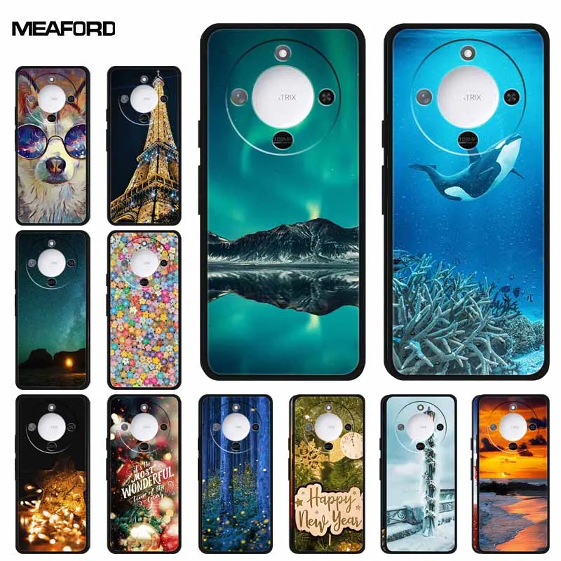 Phone Case For Carcasa Honor X70 / Magic 8 Lite Funda Magic8lite Coques Luxury Silicone TPU Soft Shield Protective Cover