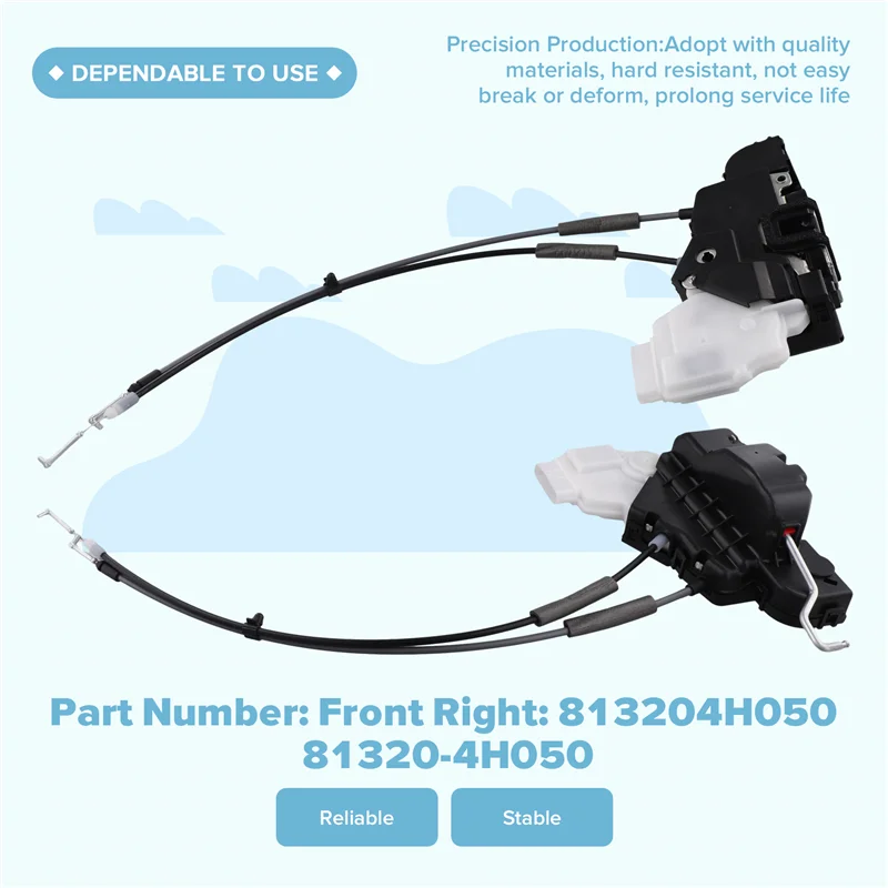 A90Q-مشغل قفل الباب مزلاج قفل الباب قفل الباب المحرك لشركة هيونداي 813104H050 813204H050 الجبهة اليمنى 813204H050