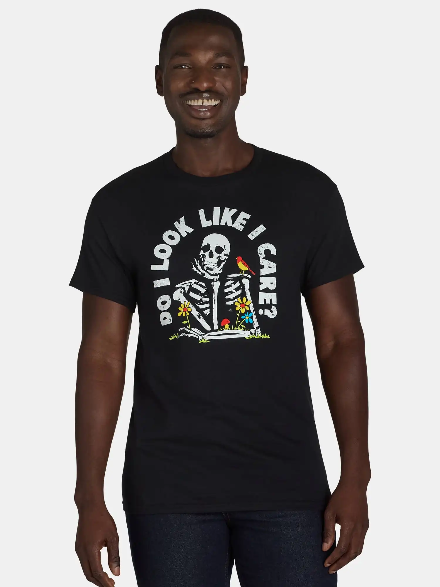 

Мужская футболка со скелетом на Хэллоуин с рисунком «Скелет обратно» от пути к праздницу для обеих сексу, размеры S-4XL, подходит для повседневного ношения 2025 г.