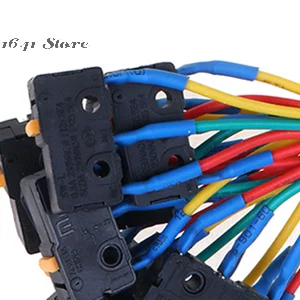 Microinterruptor para calentador de agua a Gas, tres cables, pequeño Control de encendido y apagado sin interruptores de astilla, piezas eléctricas para estufa de cocina, 10 Uds.