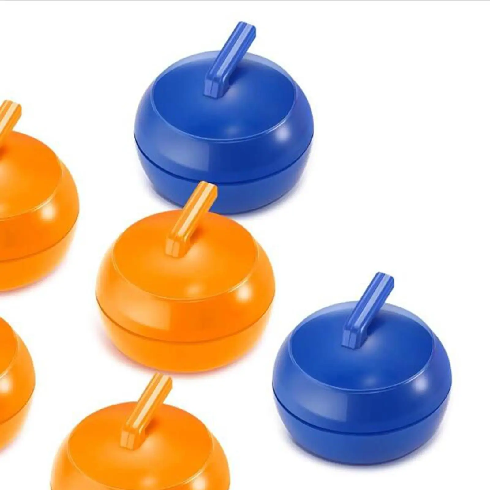 8x Tabletop Curling Games Party Kid Friends Erwachsene Tabletop Curling Pucks